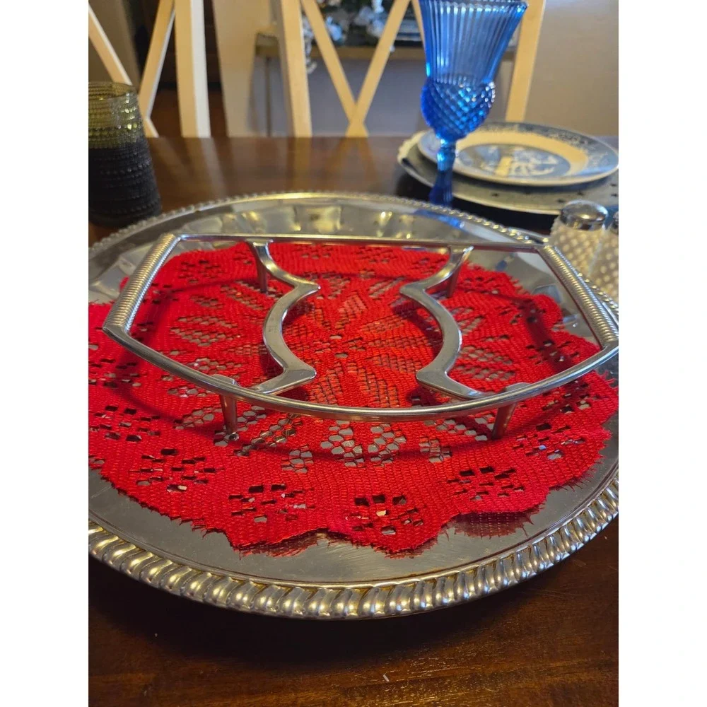 Corningware Metal Casserole Serving Cradles P-11-M-1 Trivet Holder